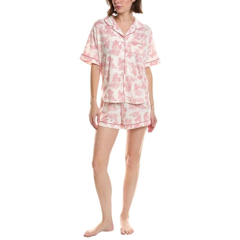 Flora By Flora Nikrooz Womens  2Pc Printed Sleep Set